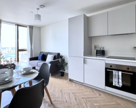 City Skyline View Holiday Apartment in Birmingham *South Central 128